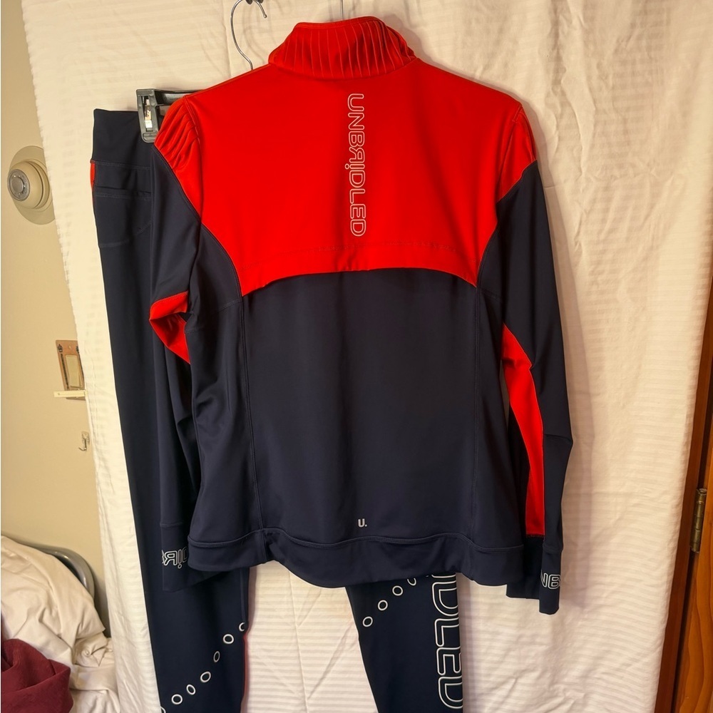 EXCEPTIONAL Red and Black XXL Track Jacket and Pants Set - Picture 8 of 12